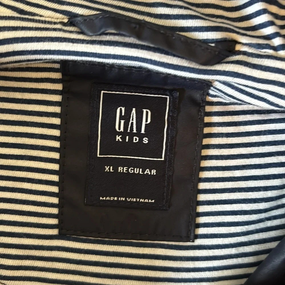 GAP | Kids Navy Blue Hooded Jacket raincoat